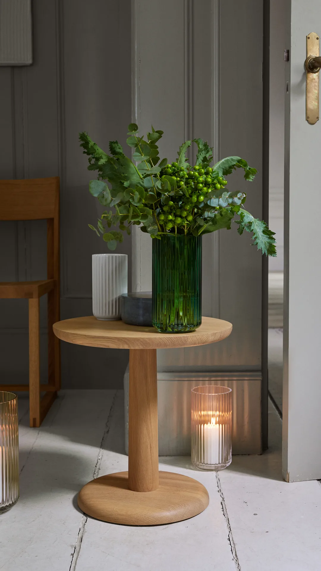 Vase Lyngby verre transparent, 25 cm Lyngby Porcelæn