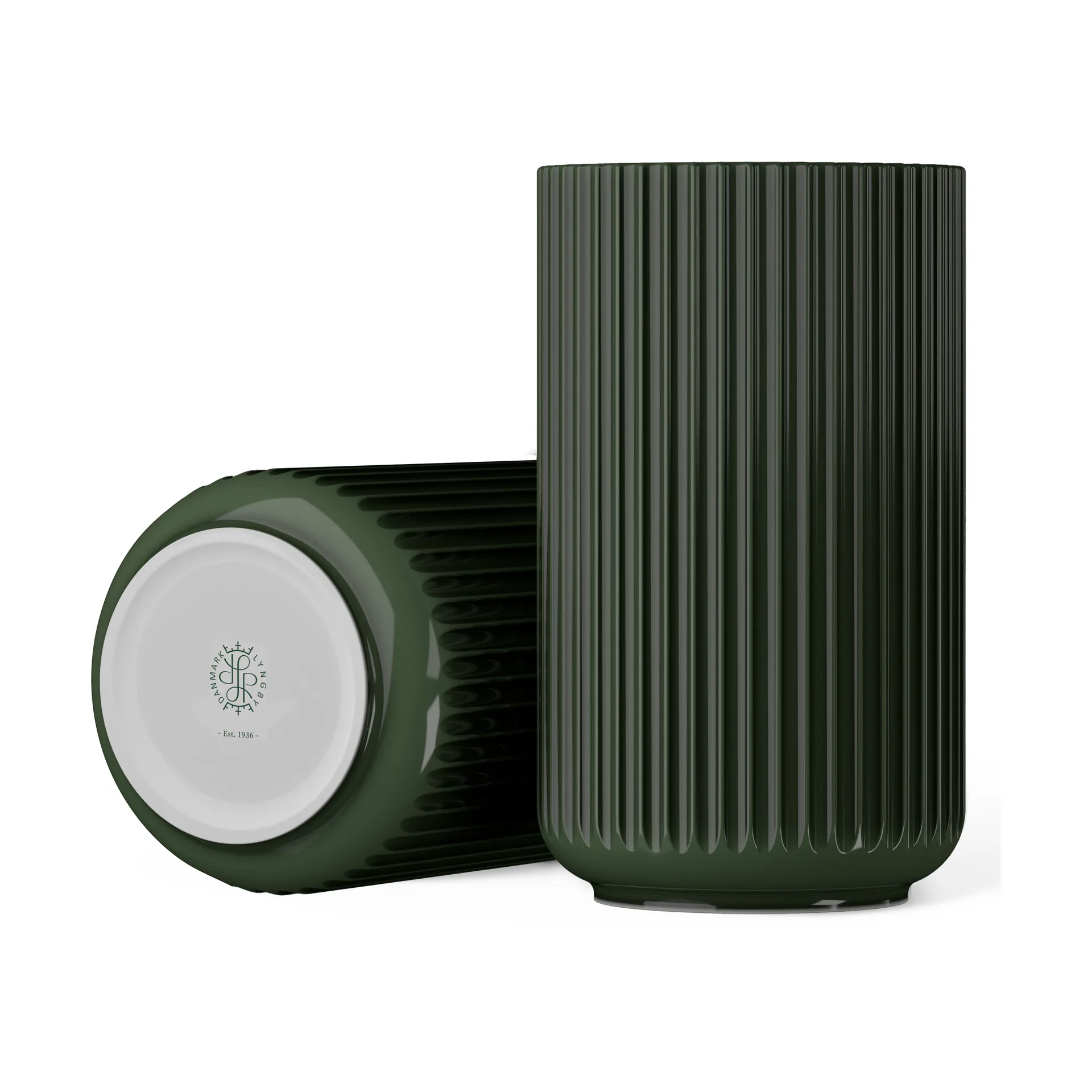 Vase Lyngby, Vert foncé, 31 cm Lyngby Porcelæn