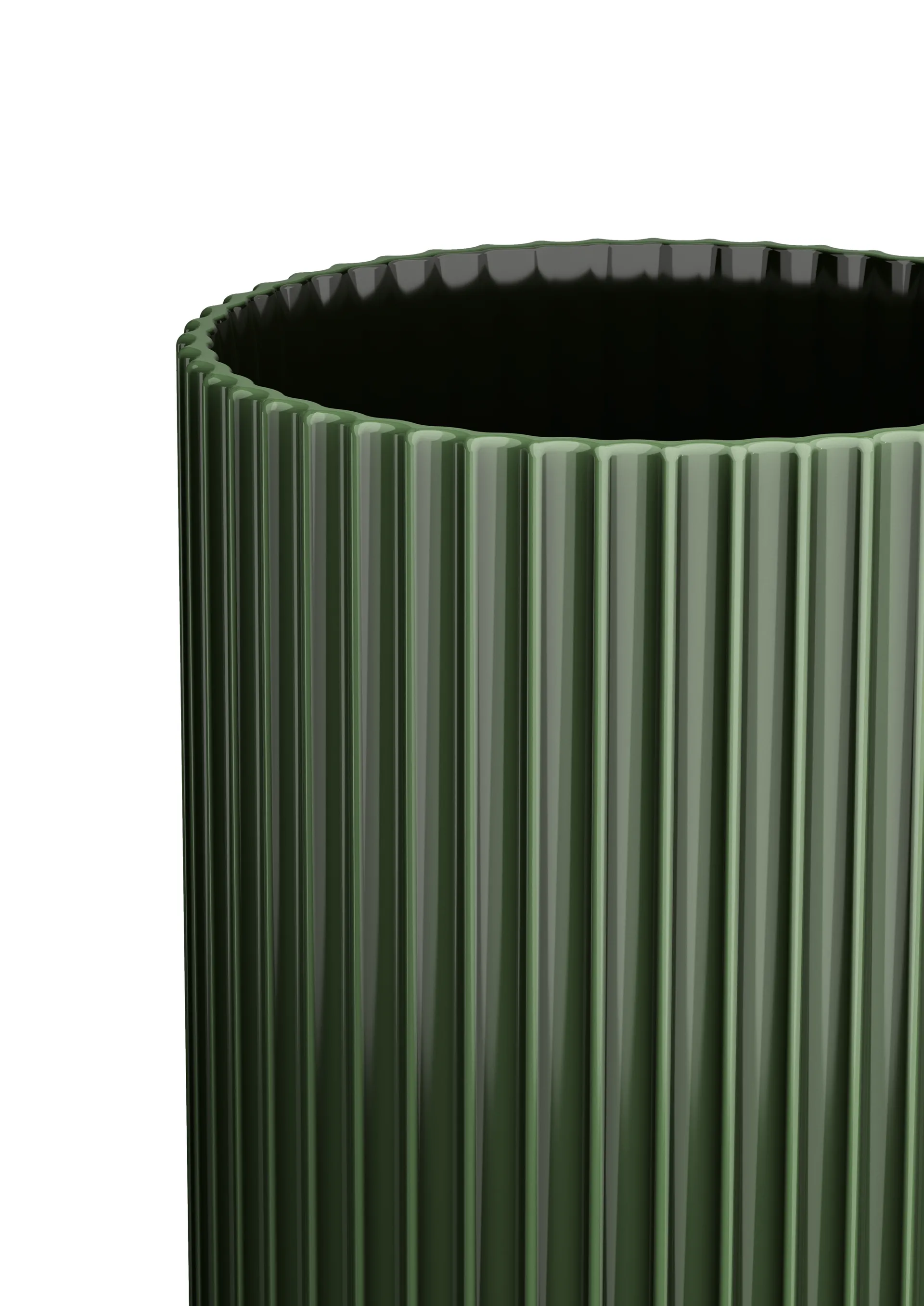 Vase Lyngby, Vert foncé, 31 cm Lyngby Porcelæn