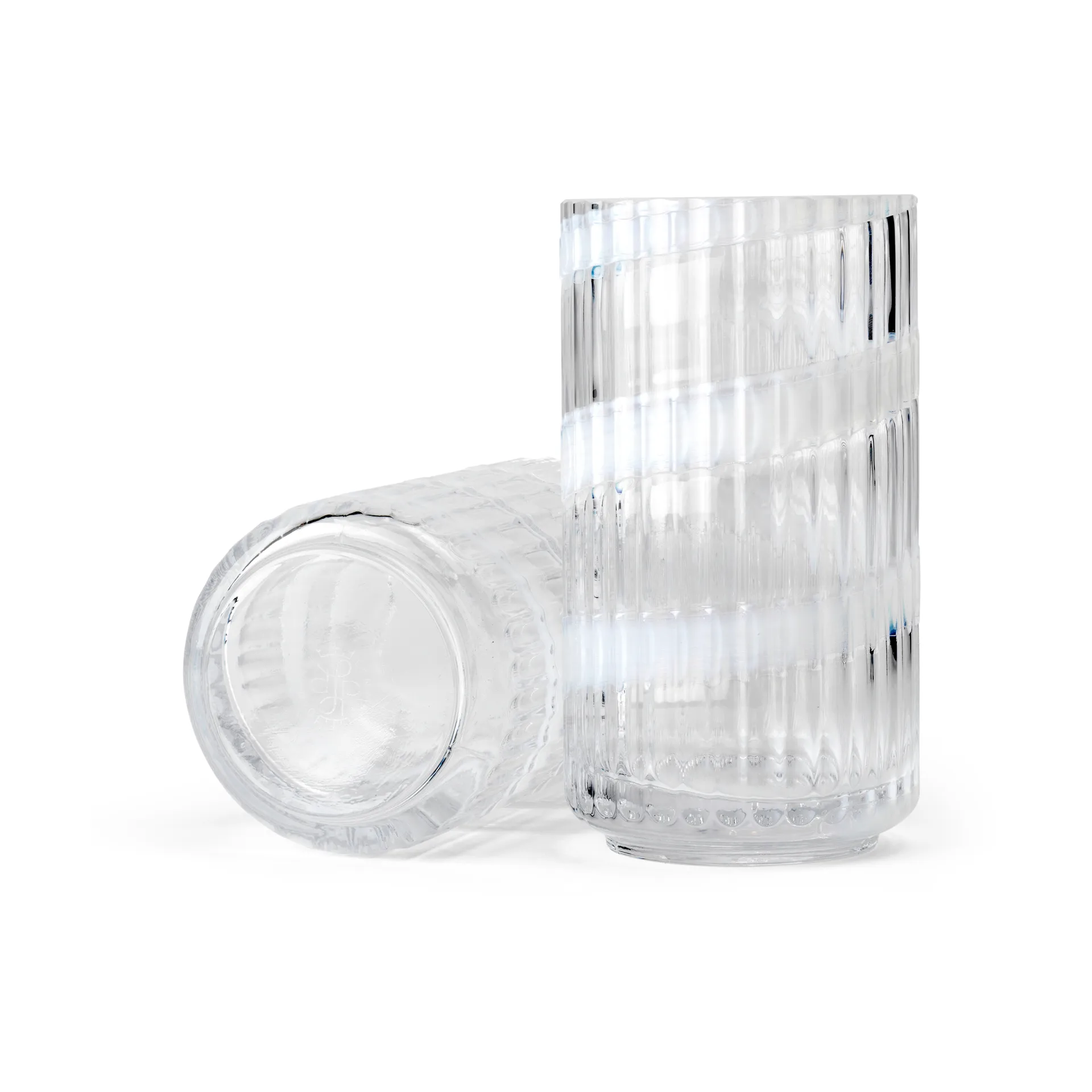 Vase Lyngby, White swirl, 15,5 cm Lyngby Porcelæn