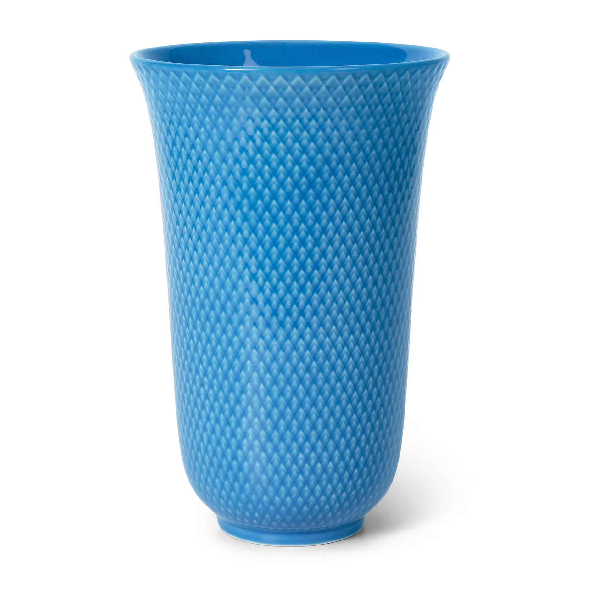 Vase Rhombe 20 cm, Bleu Lyngby Porcelæn