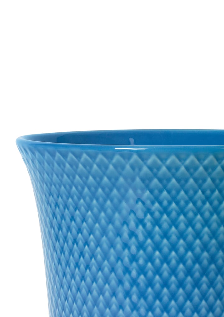 Vase Rhombe 20 cm - Bleu - Lyngby Porcelæn