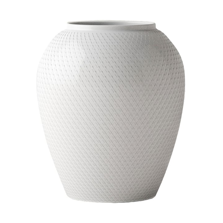 Vase Rhombe Ø21,5 cm - Blanc - Lyngby Porcelæn