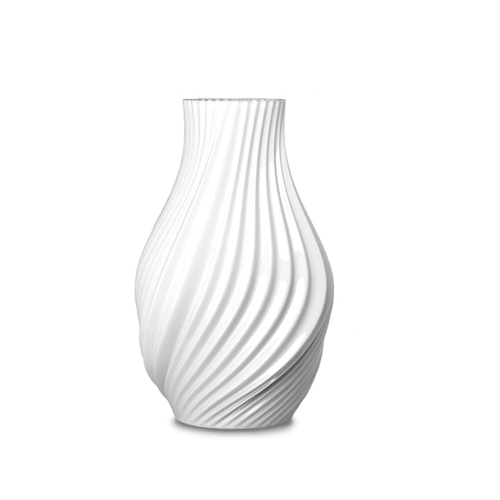 Vase Twist 18 cm - Blanc - Lyngby Porcelæn