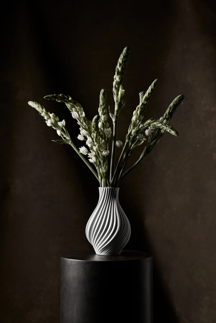Vase Twist 18 cm, Blanc Lyngby Porcelæn