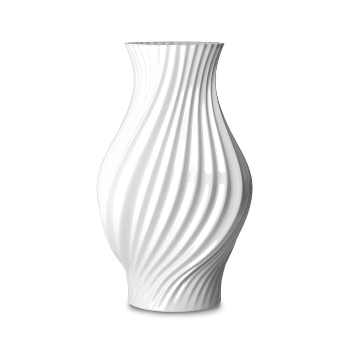 Vase Twist 25 cm - Blanc - Lyngby Porcelæn