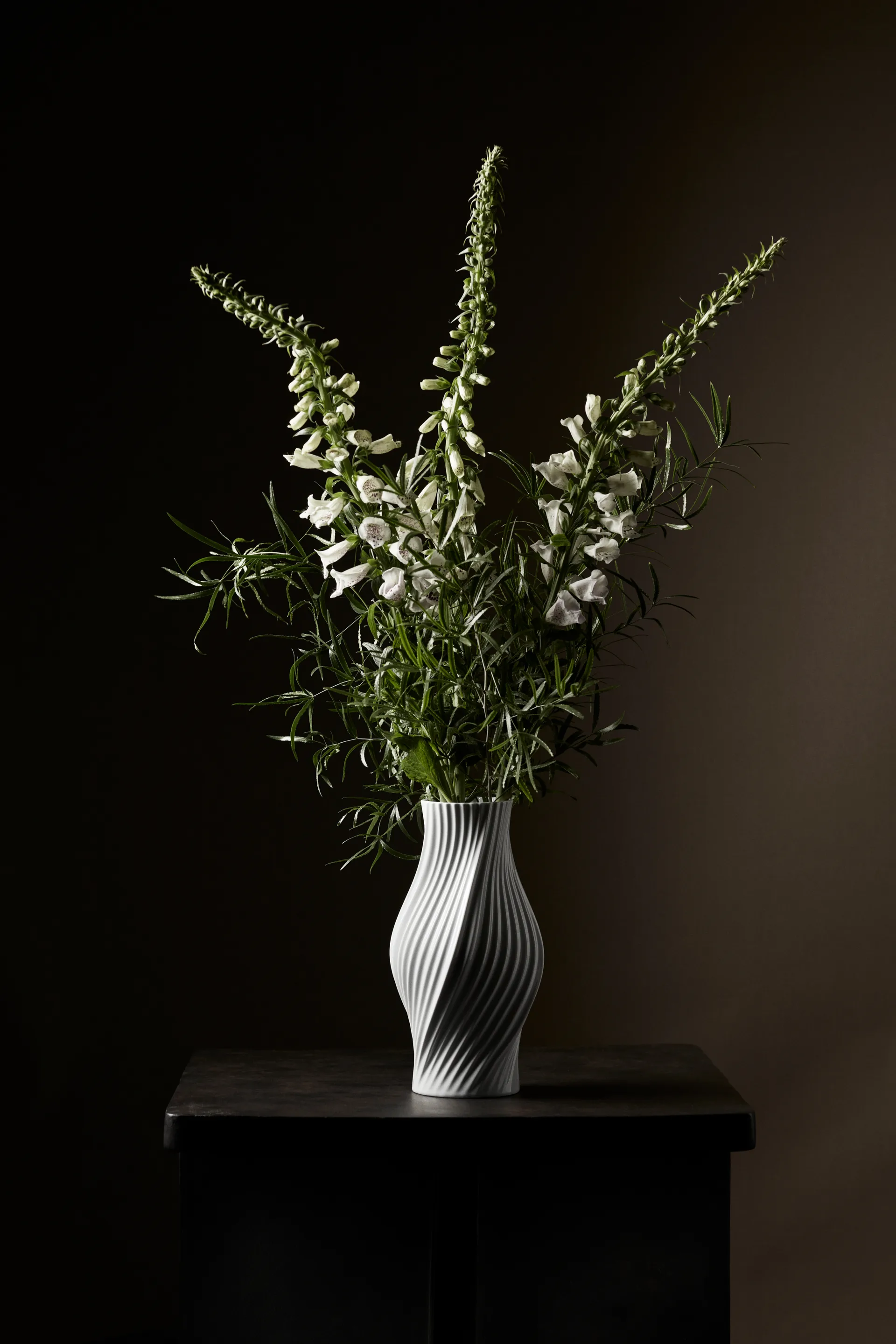 Vase Twist 31 cm, Blanc Lyngby Porcelæn