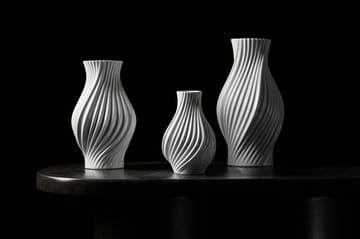 Vase Twist 31 cm - Blanc - Lyngby Porcelæn