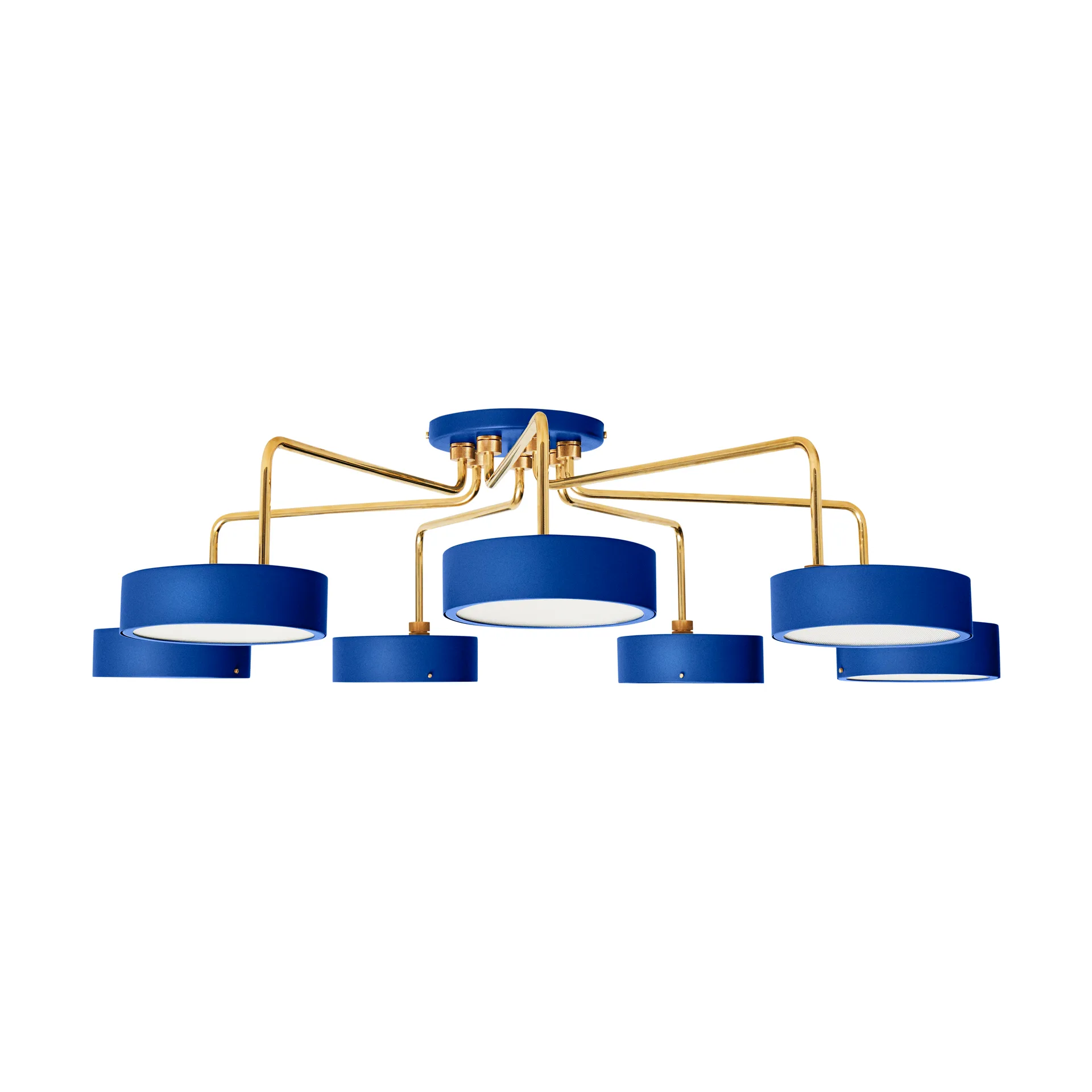Chandelier Petite Machine, Royal blue Made By Hand