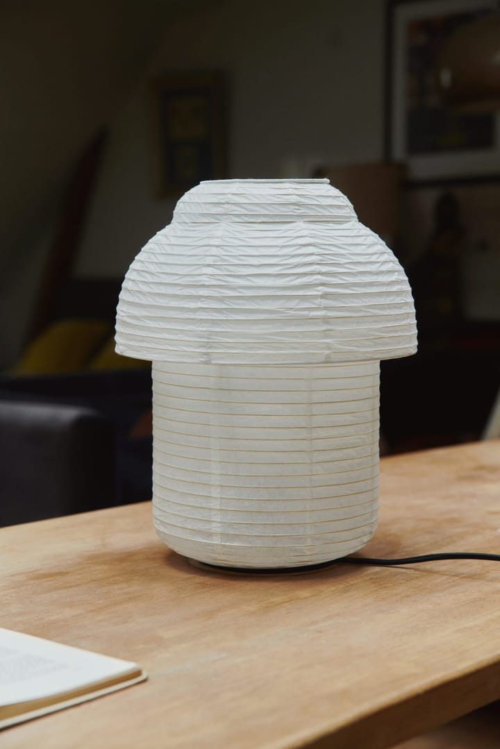 Lampe de table Papier Double Ø30 cm - White - Made By Hand
