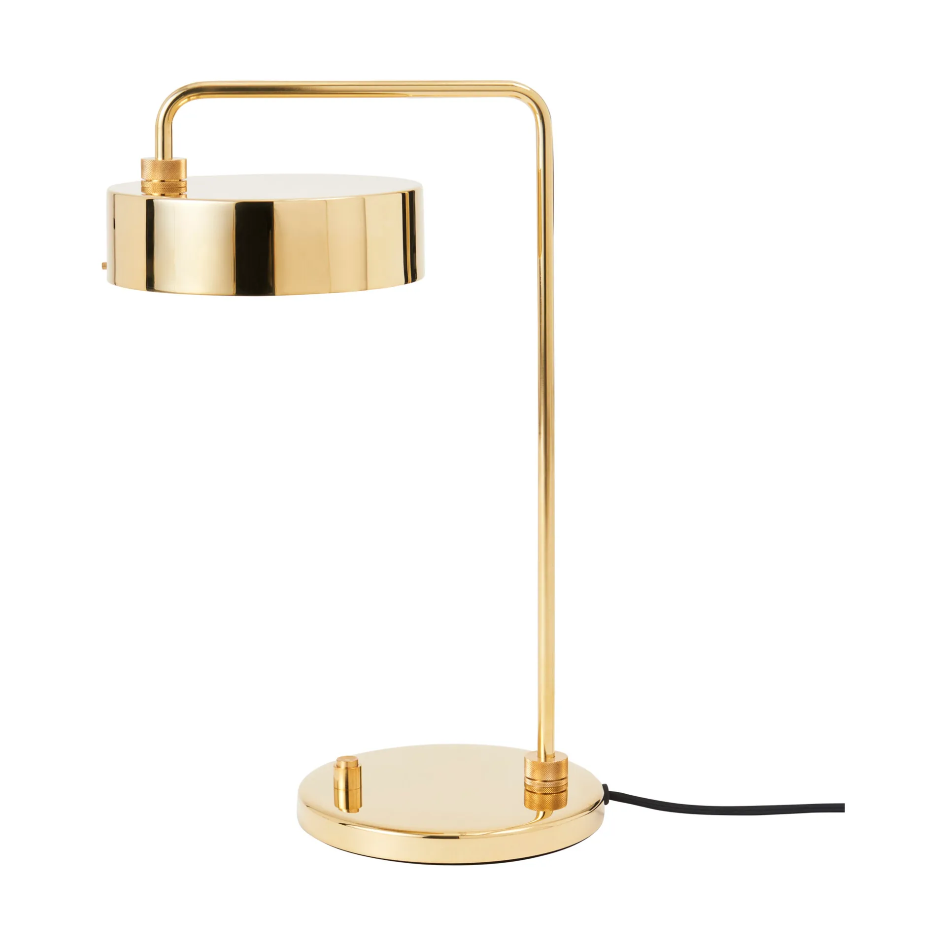 Lampe de table Petite Machine, Polished brass Made By Hand