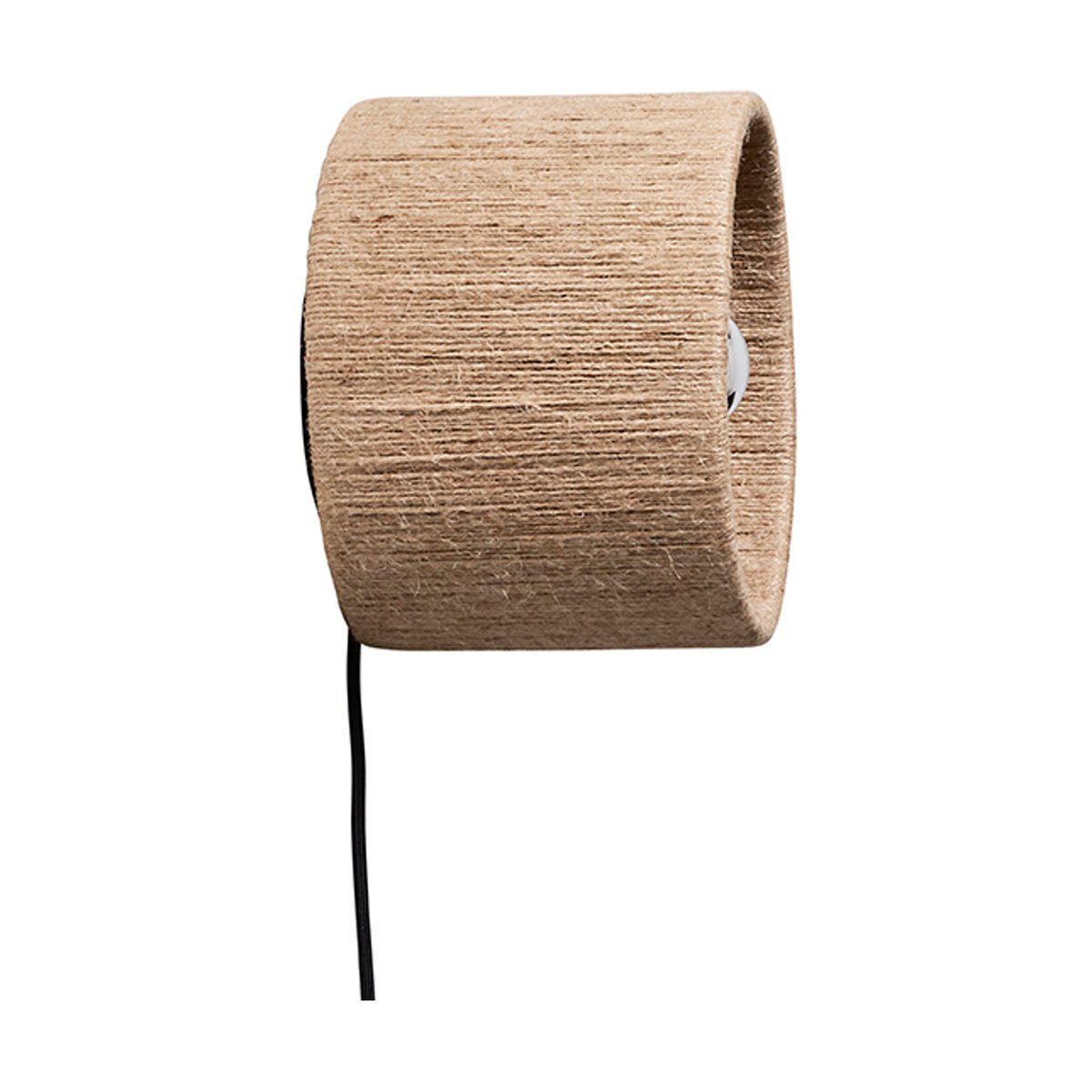 Made By Hand Lampe murale Ro Straight Jute | Design Scandinave | Appliques murales | Marron