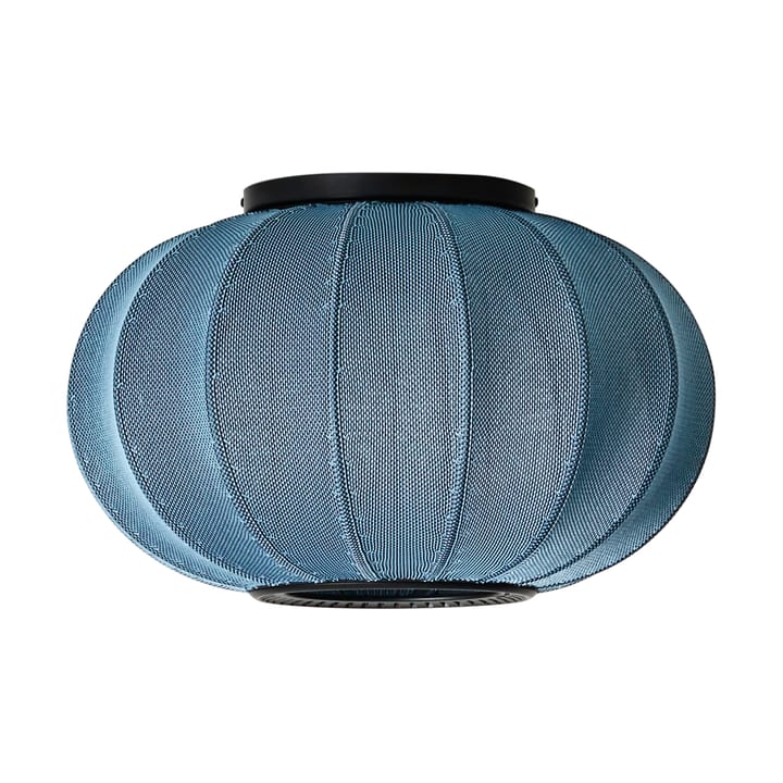 Lampe murale/plafonnier Knit-Wit 45 Oval  - Blue stone - Made By Hand