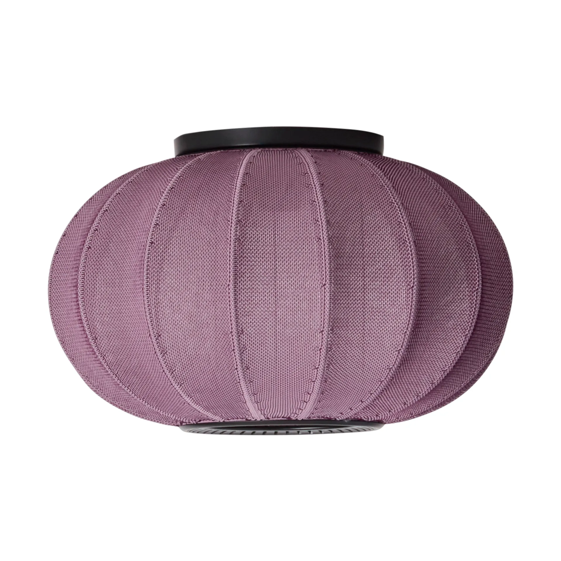 Lampe murale/plafonnier Knit-Wit 45 Oval, Burgundy Made By Hand