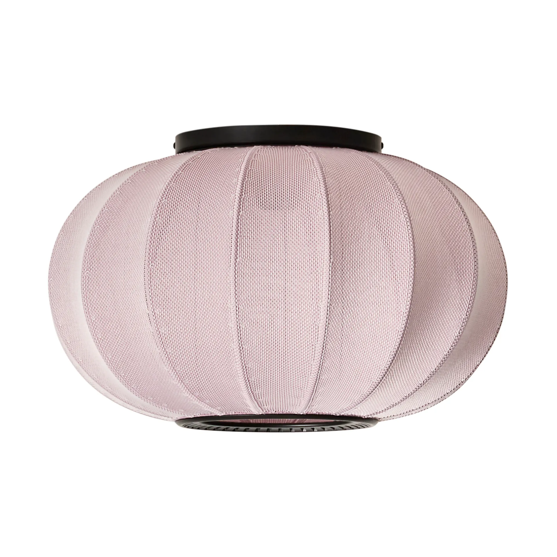 Lampe murale/plafonnier Knit-Wit 45 Oval, Light pink Made By Hand