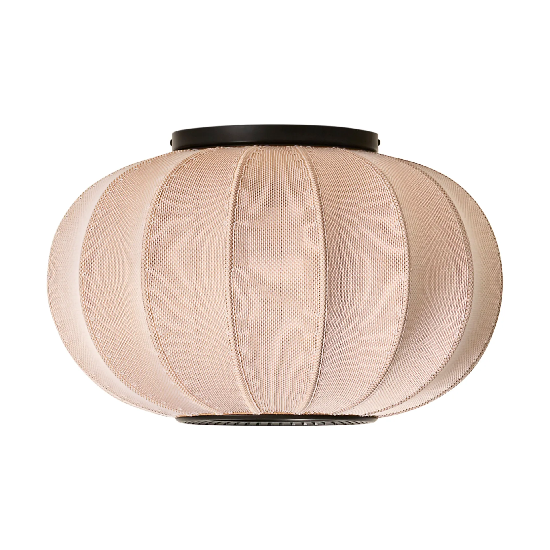 Lampe murale/plafonnier Knit-Wit 45 Oval, Sand stone Made By Hand