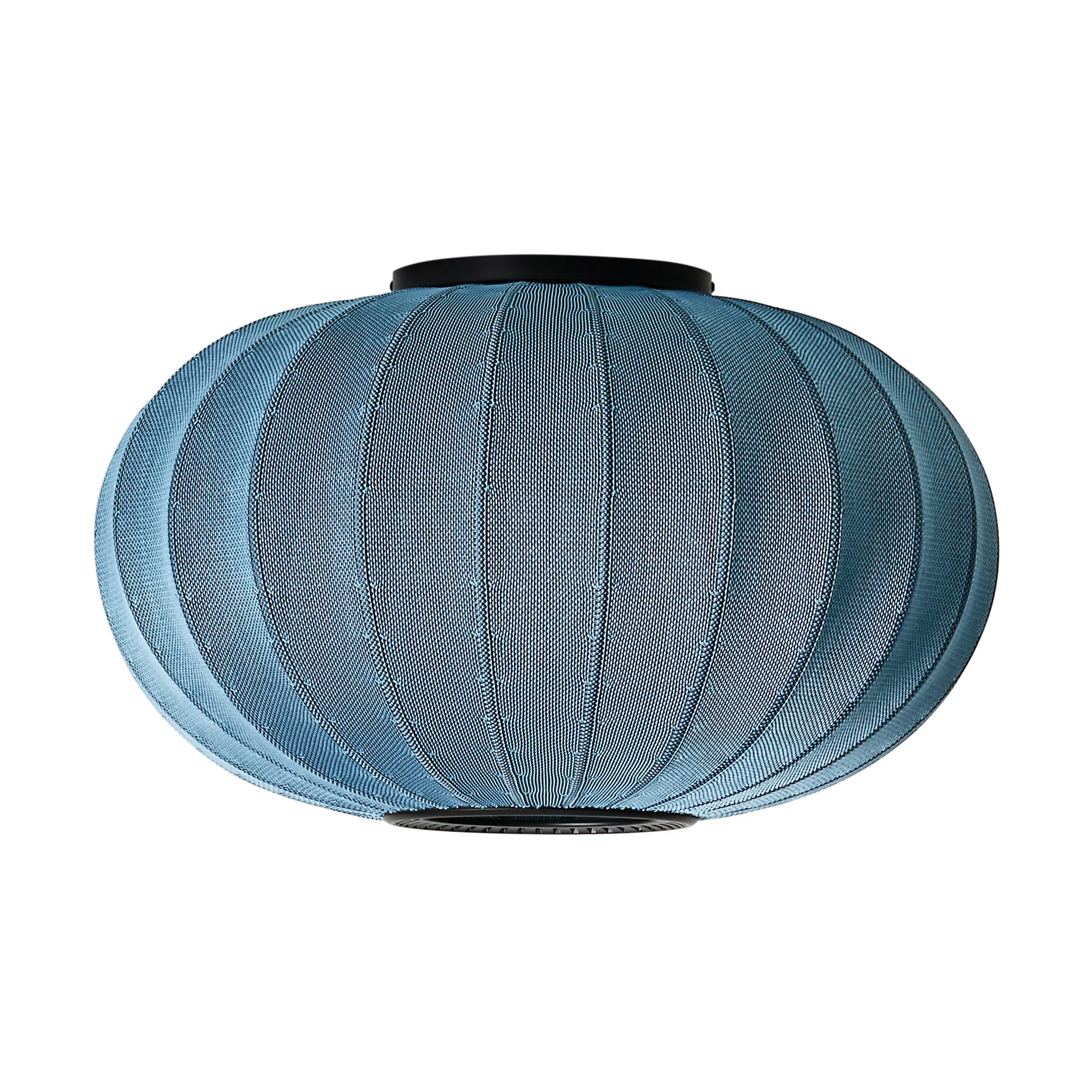 Lampe murale/plafonnier Knit-Wit 57 Oval, Blue stone Made By Hand