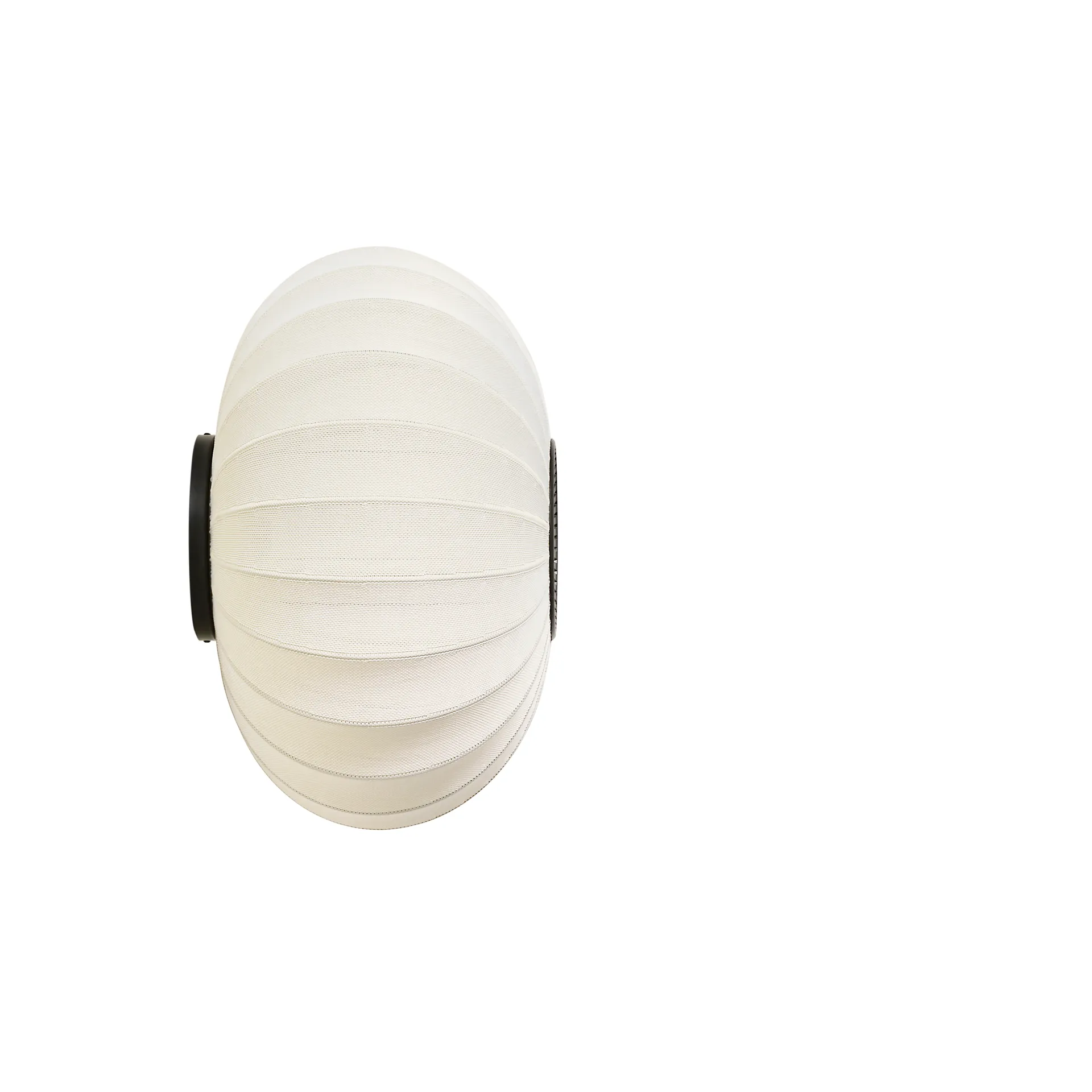 Lampe murale/plafonnier Knit-Wit 57 Oval, Pearl white Made By Hand