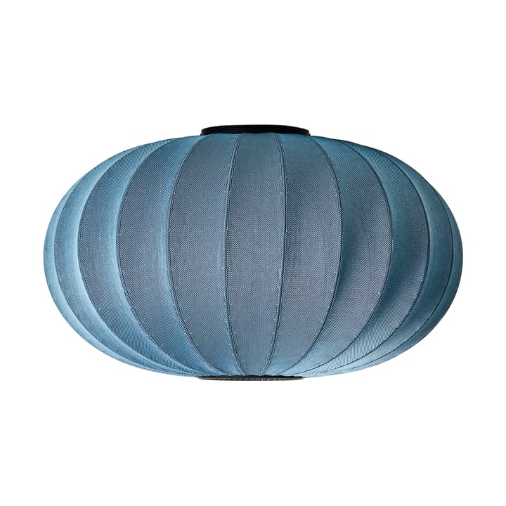 Lampe murale/plafonnier Knit-Wit 76 Oval - Blue stone - Made By Hand
