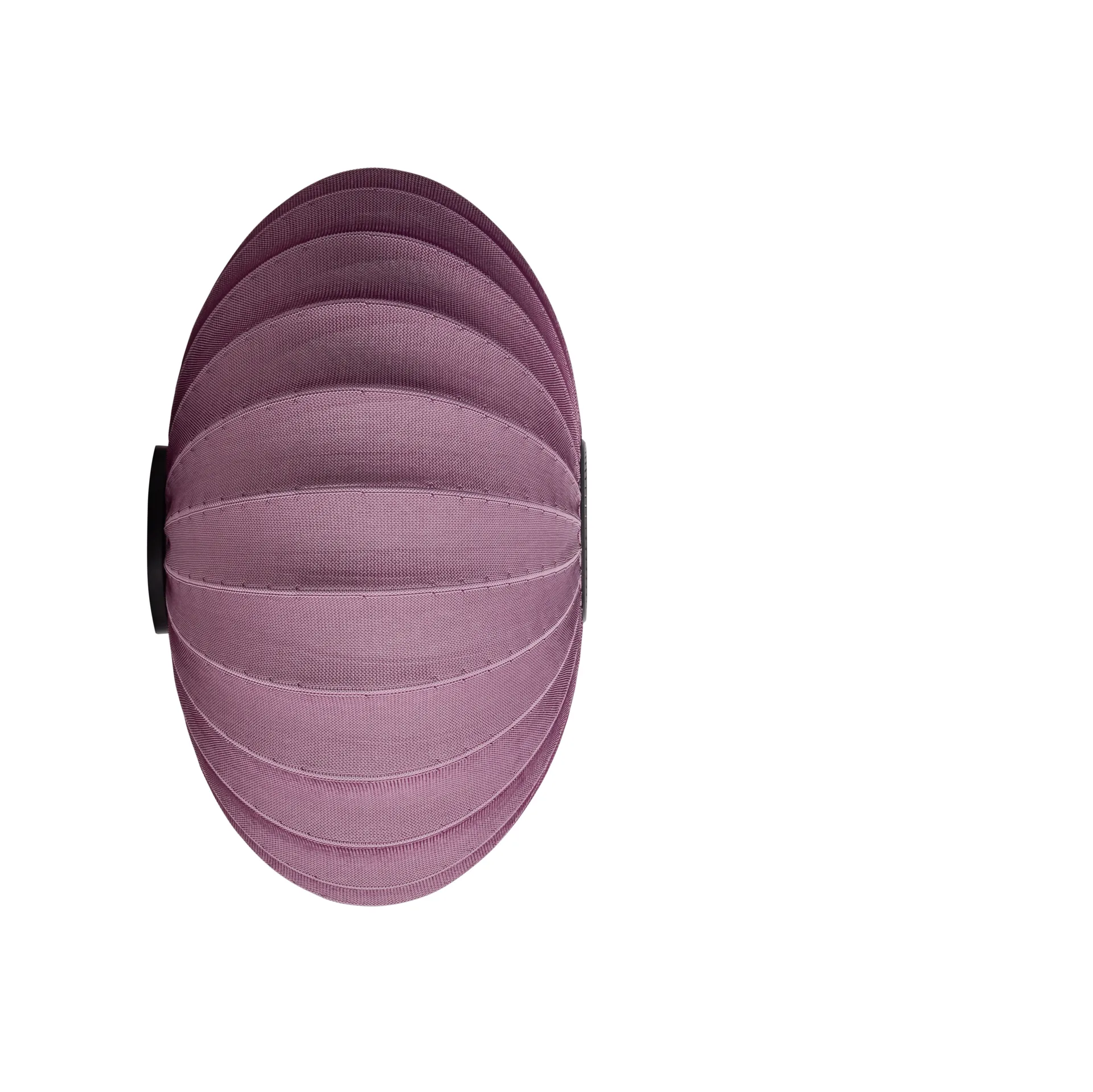 Lampe murale/plafonnier Knit-Wit 76 Oval, Burgundy Made By Hand