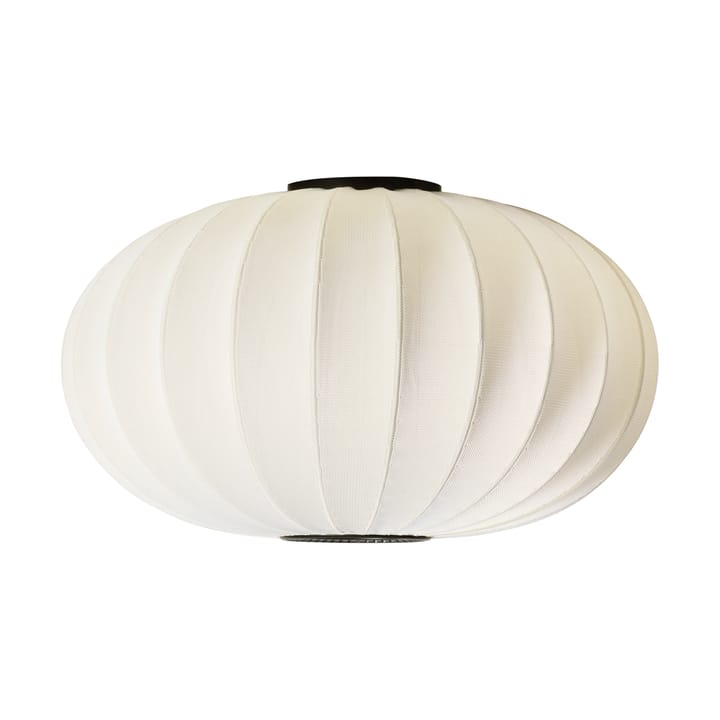 Lampe murale/plafonnier Knit-Wit 76 Oval - Pearl white - Made By Hand
