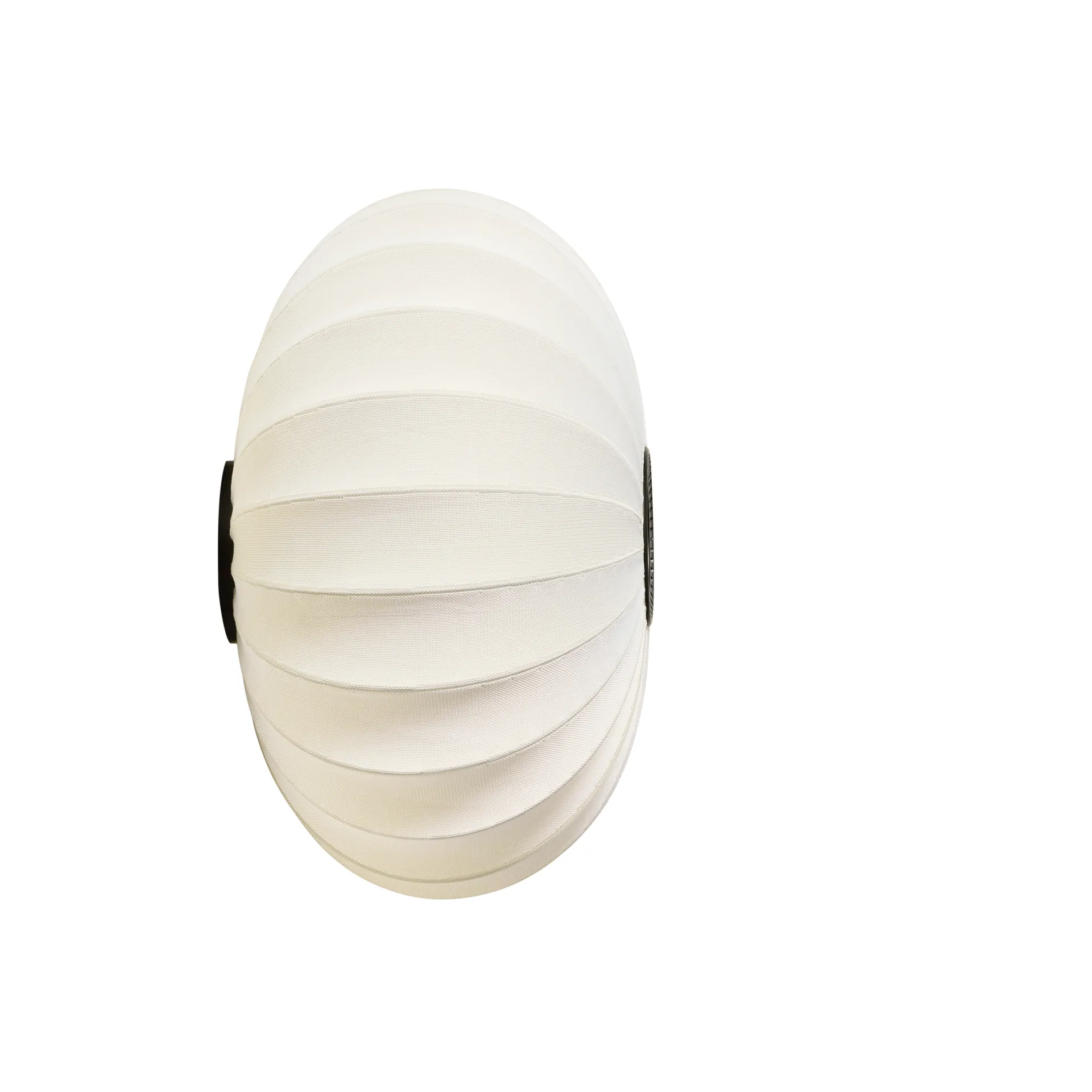 Lampe murale/plafonnier Knit-Wit 76 Oval, Pearl white Made By Hand