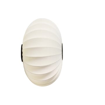 Lampe murale/plafonnier Knit-Wit 76 Oval - Pearl white - Made By Hand