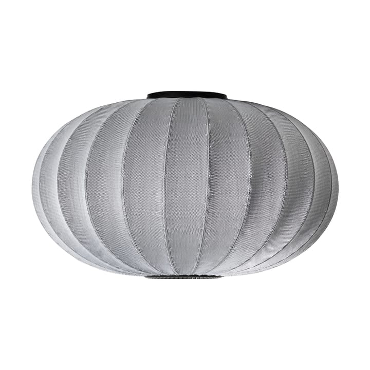 Lampe murale/plafonnier Knit-Wit 76 Oval - Silver - Made By Hand