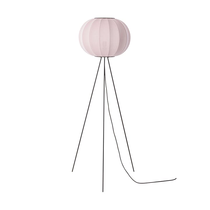 Lampe sur pied Knit-Wit 45 Round High - Light pink - Made By Hand