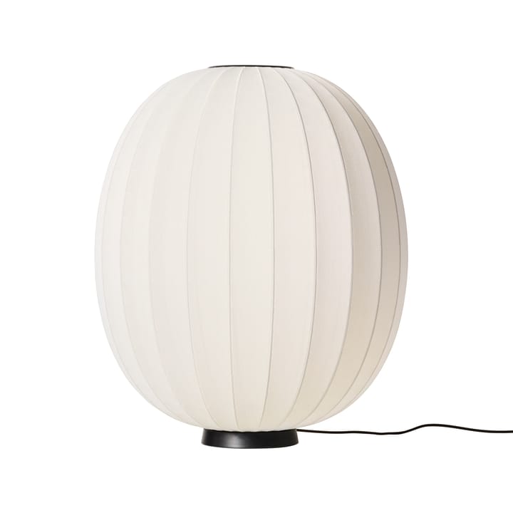 Lampe sure pied Knit-Wit 65 High Oval Level - Pearl white - Made By Hand