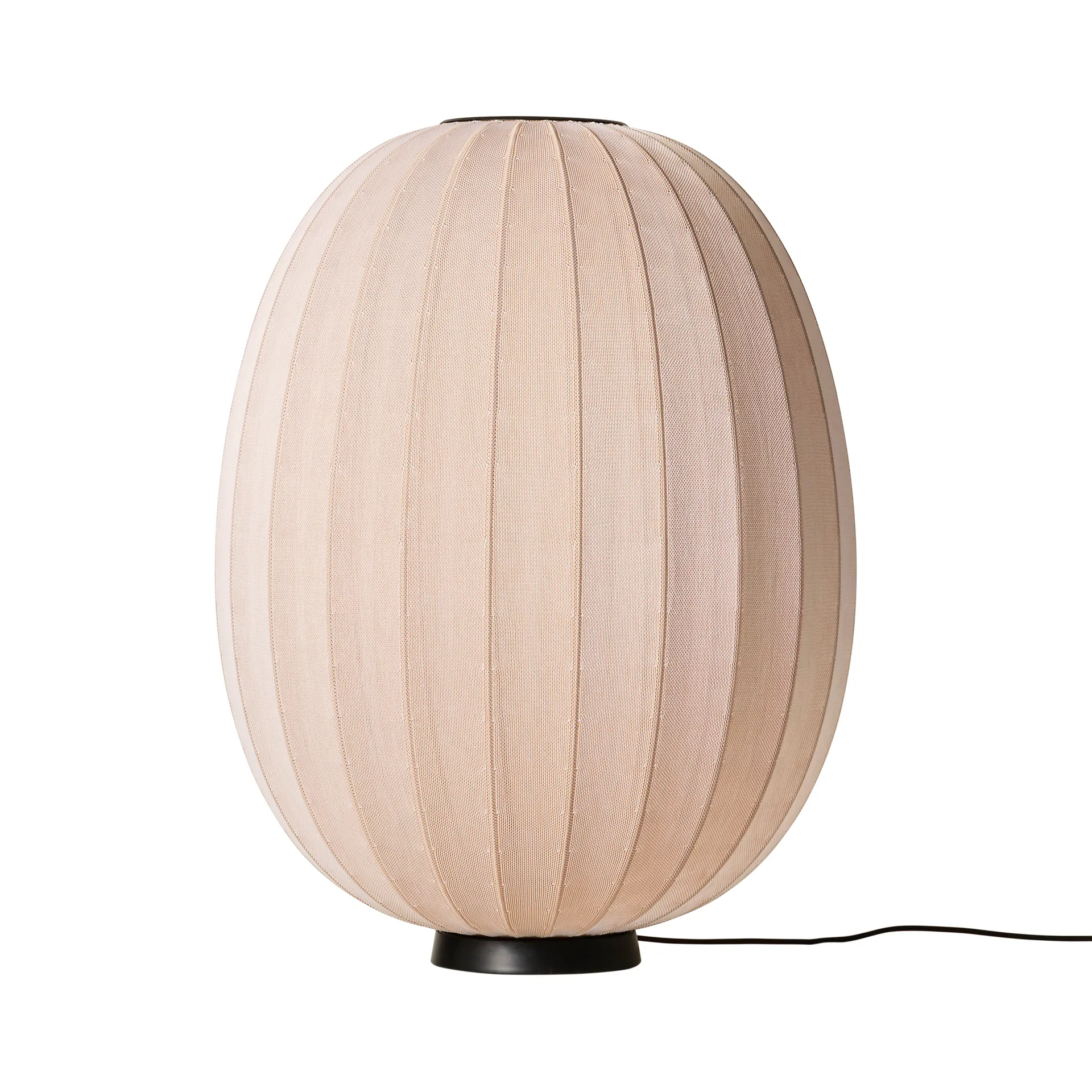Lampe sure pied Knit-Wit 65 High Oval Level, Sand stone Made By Hand
