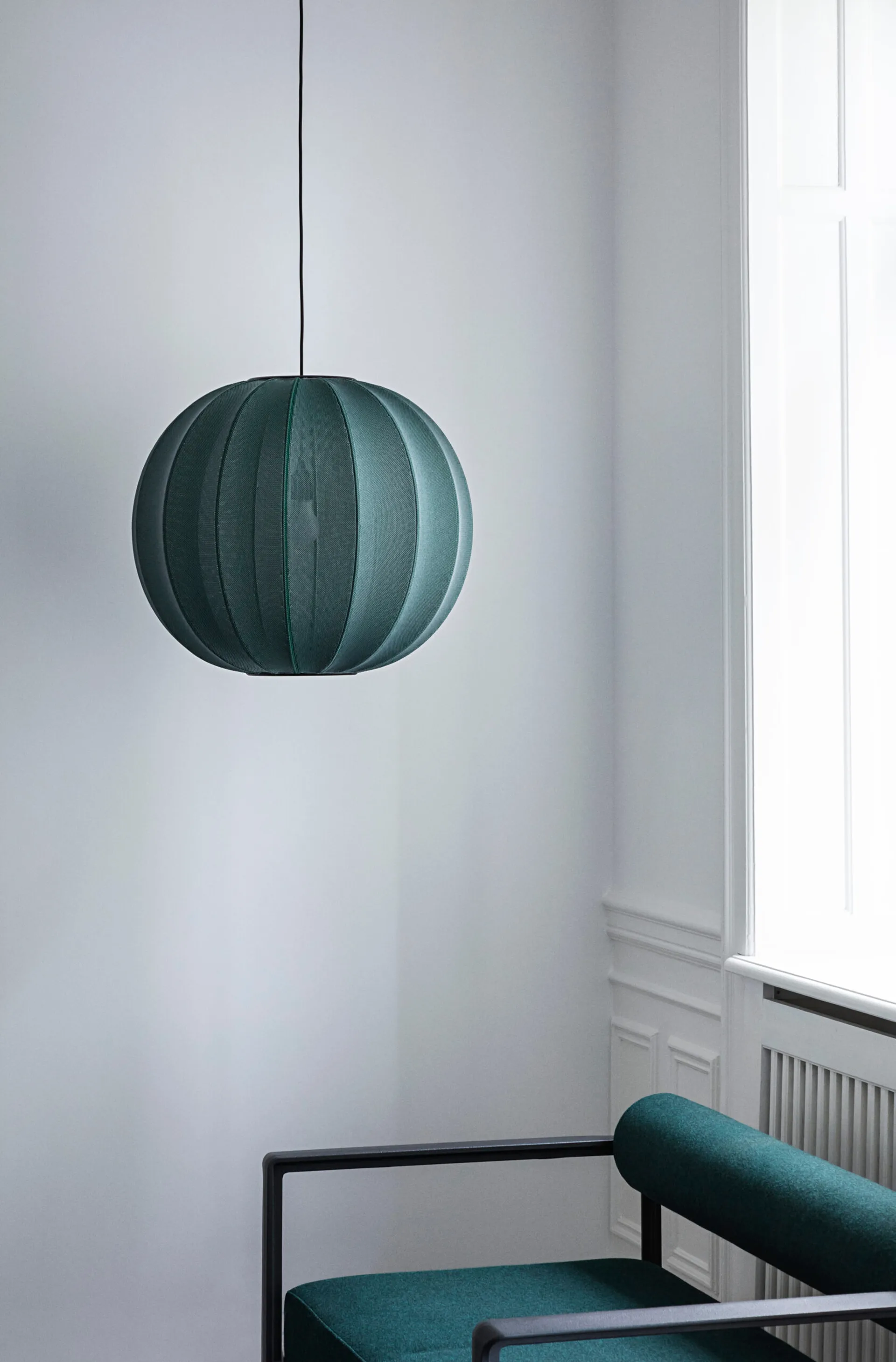 Suspension Knit-Wit 45 Round, Tweed green Made By Hand