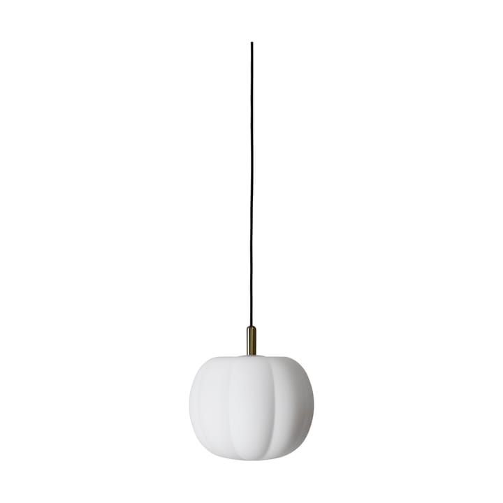 Suspension PePo Medium Ø30 cm - Opal-brass top - Made By Hand