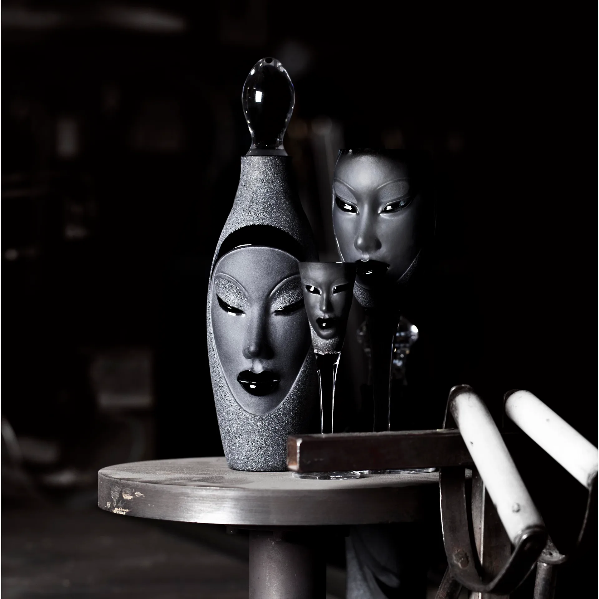 Carafe Electra 1 l, Noir Målerås Glasbruk