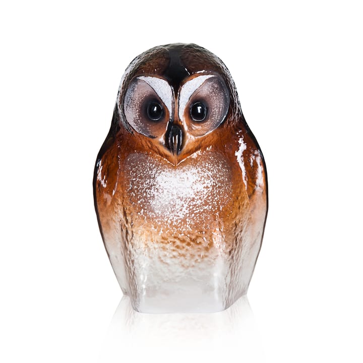 Sculpture de verre Safari hibou, Grand Målerås Glasbruk