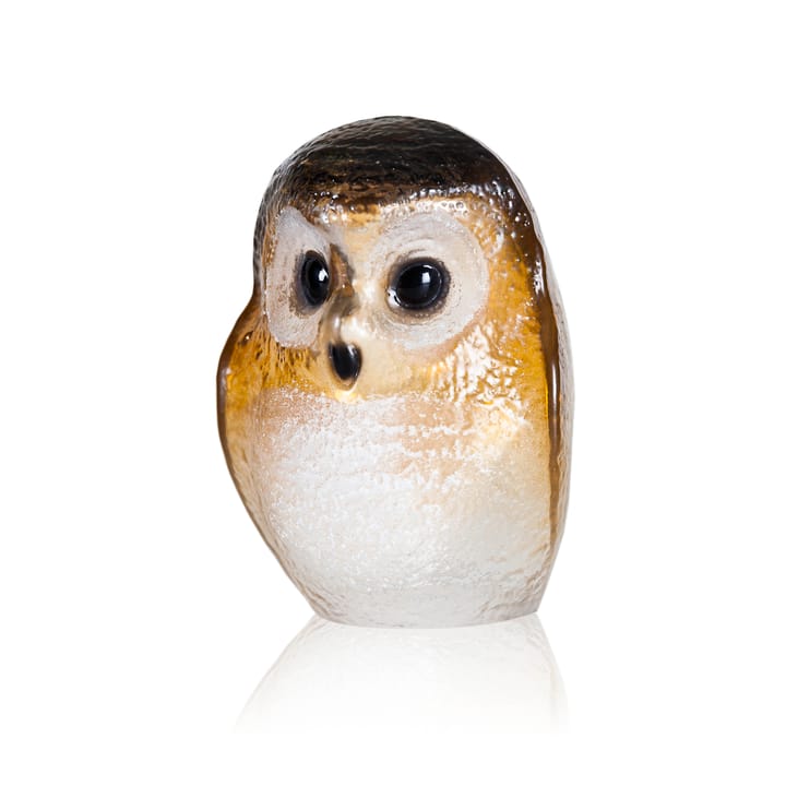 Sculpture de verre Safari hibou, Petit Målerås Glasbruk