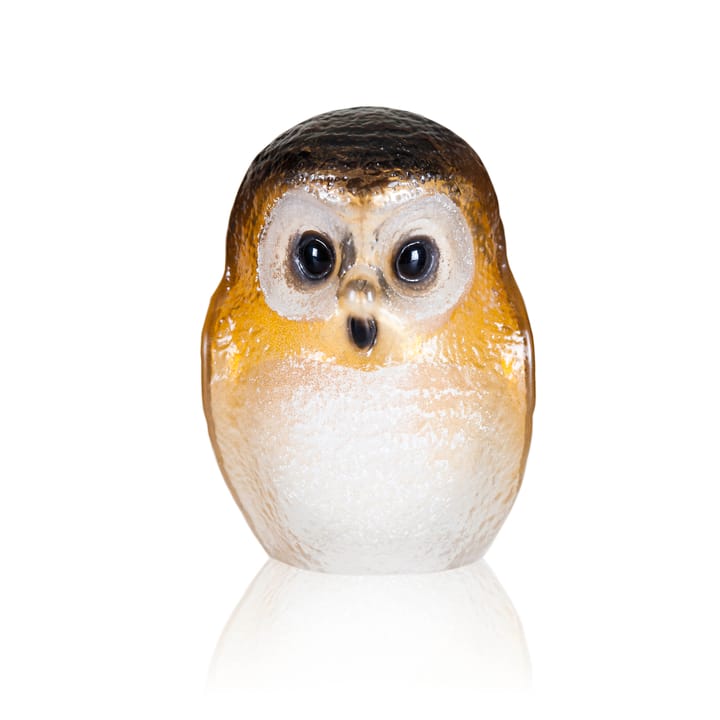 Sculpture de verre Safari hibou, Petit Målerås Glasbruk