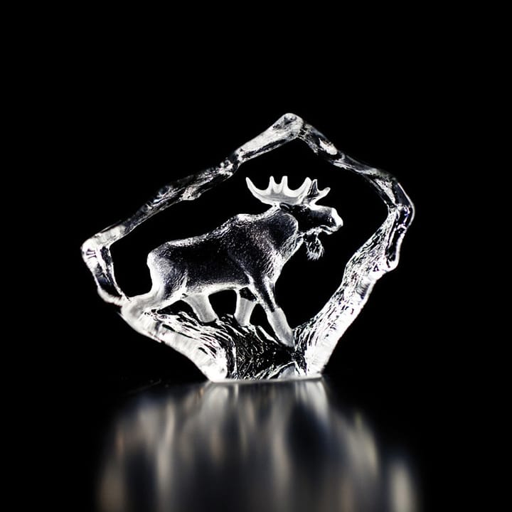 Sculpture de verre Wildlife élan - Mini - Målerås glasbruk