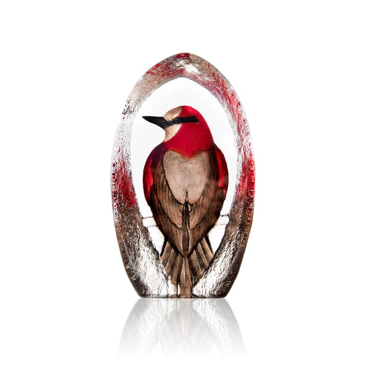 Sculpture en verre Wildlife Colorina 17,5 cm - Rouge - Målerås glasbruk