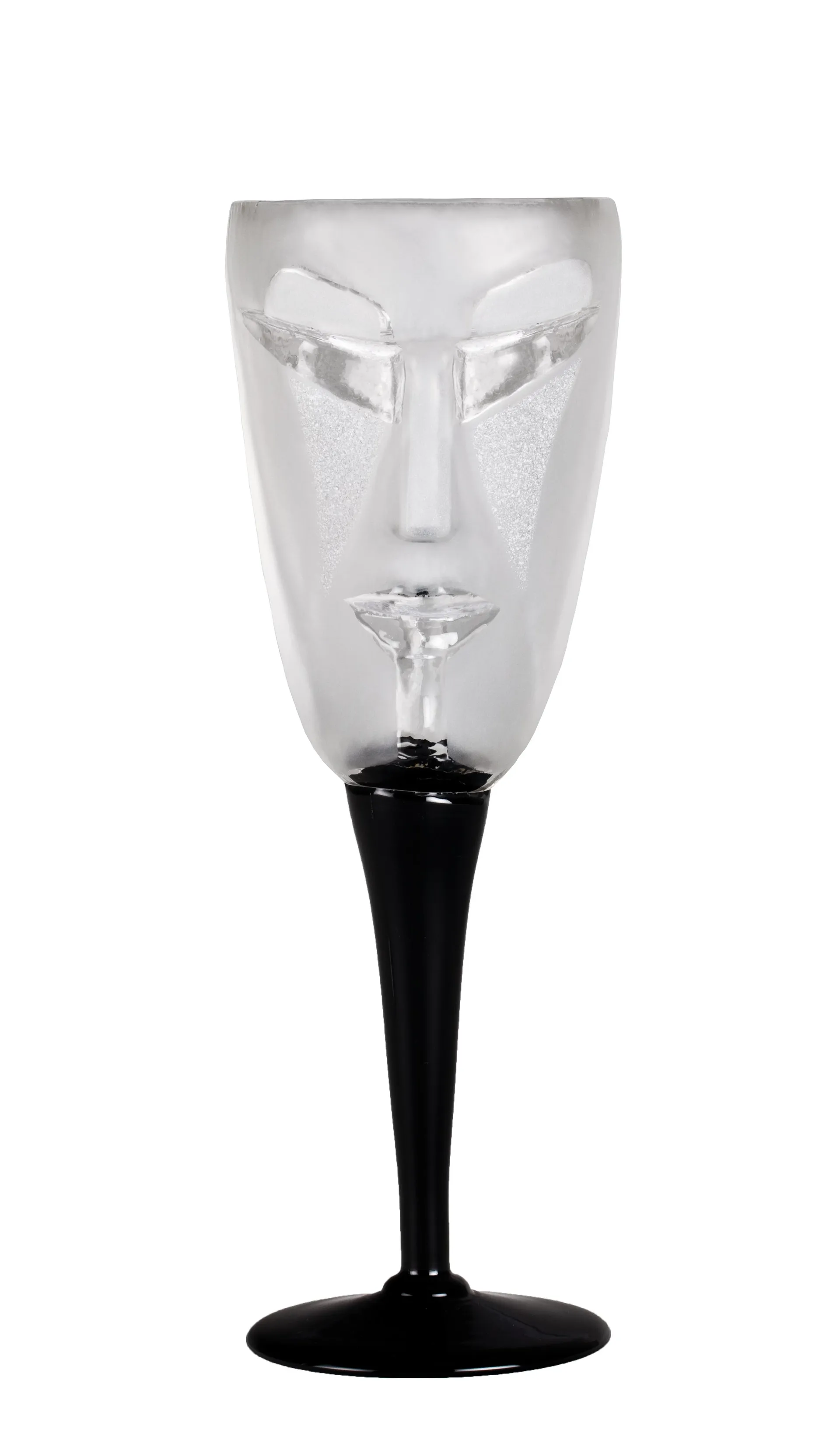 Verre à vin Kubik, transparent Målerås Glasbruk