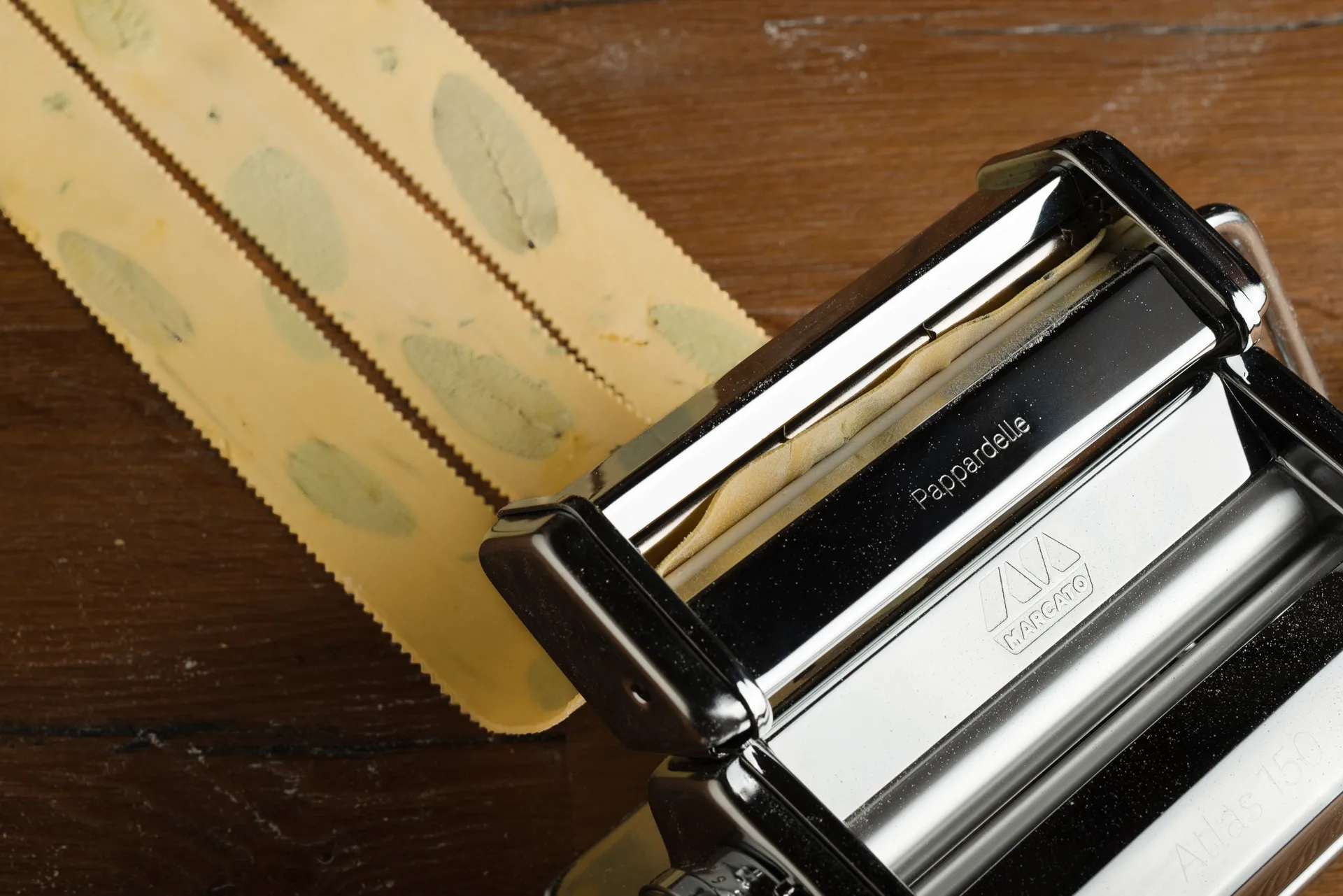 Accessoire pour Marcato machine à pâtes Atlas 150, Rouleau pour pappardelle Marcato