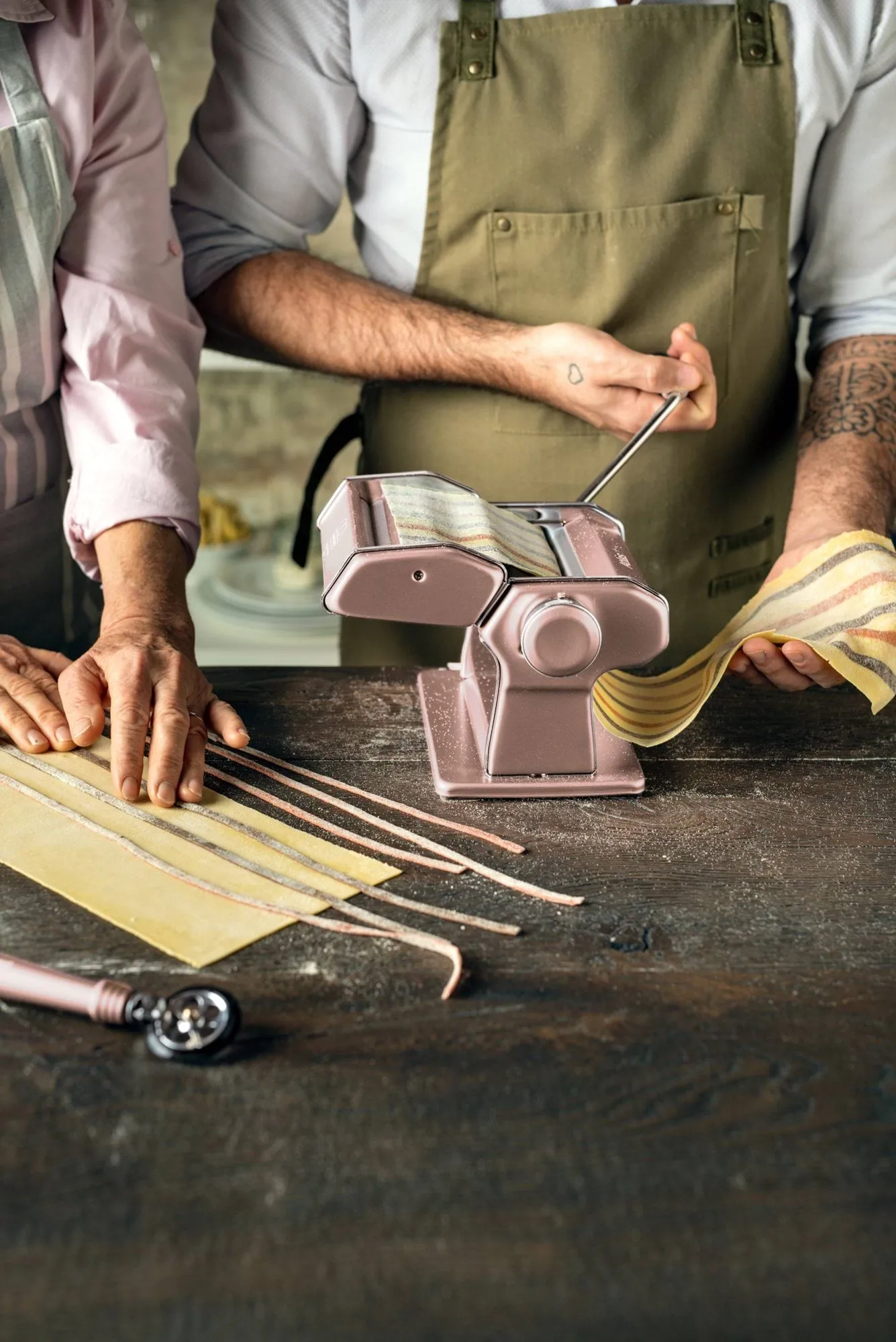 Marcato Atlas 150+ machine à pâtes, Powder rose Marcato