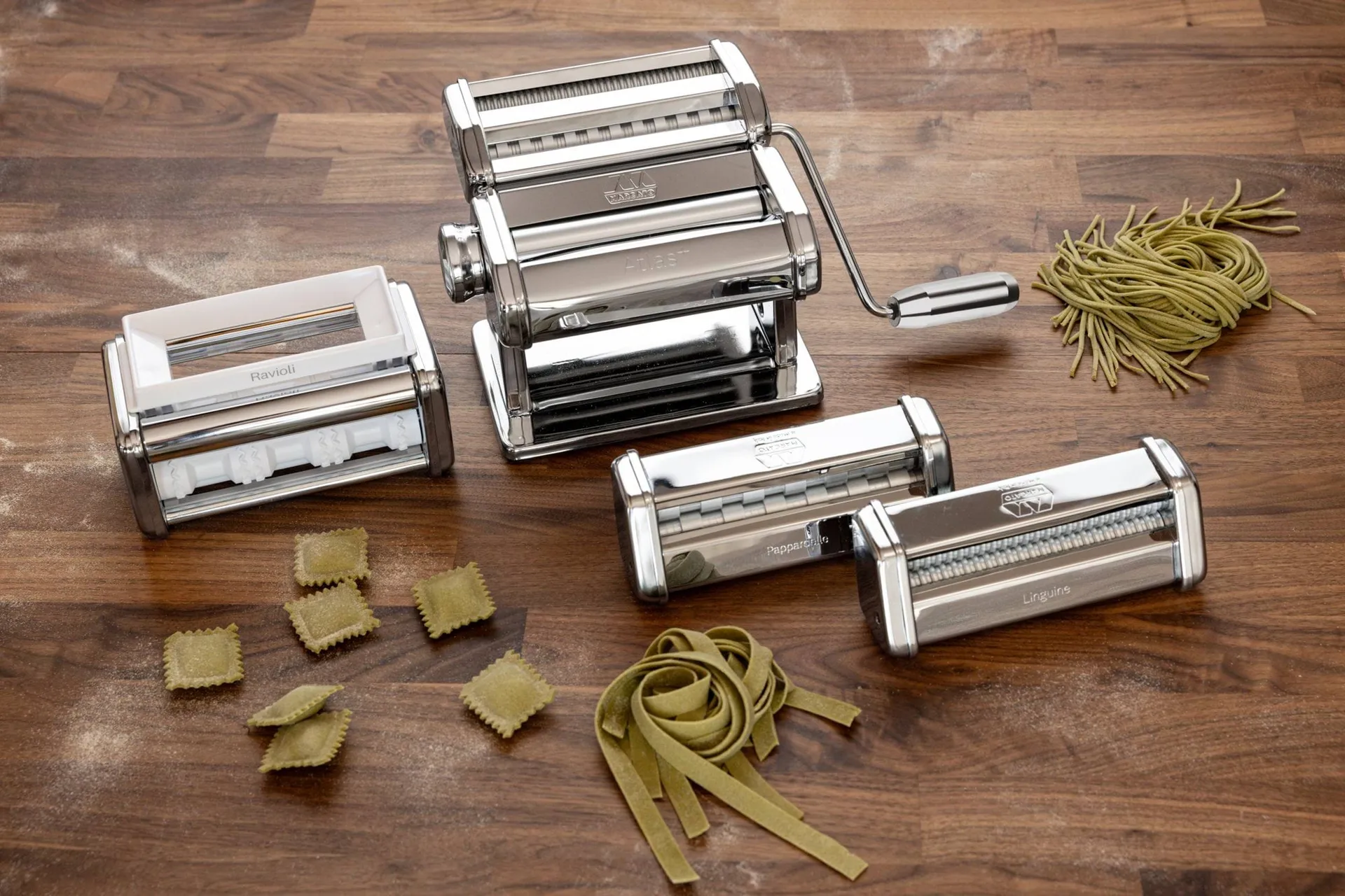 Marcato multipast giftset+ machine à pâtes, Acier Marcato