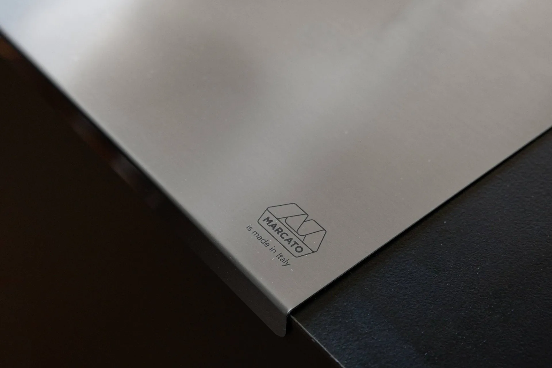 Marcato planche à pâtisserie, Acier inoxydable 70x55x3 cm Marcato