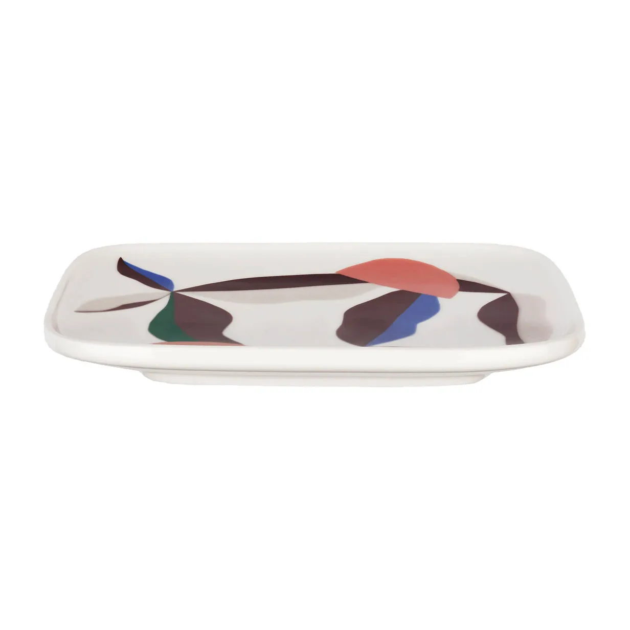 Assiette Berry 15x12 cm, White-blue-powder-darkwine Marimekko