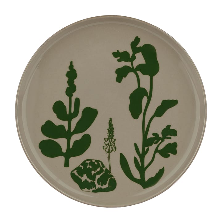 Assiette Elokuun Varjot Ø20 cm, Terre-vert Marimekko