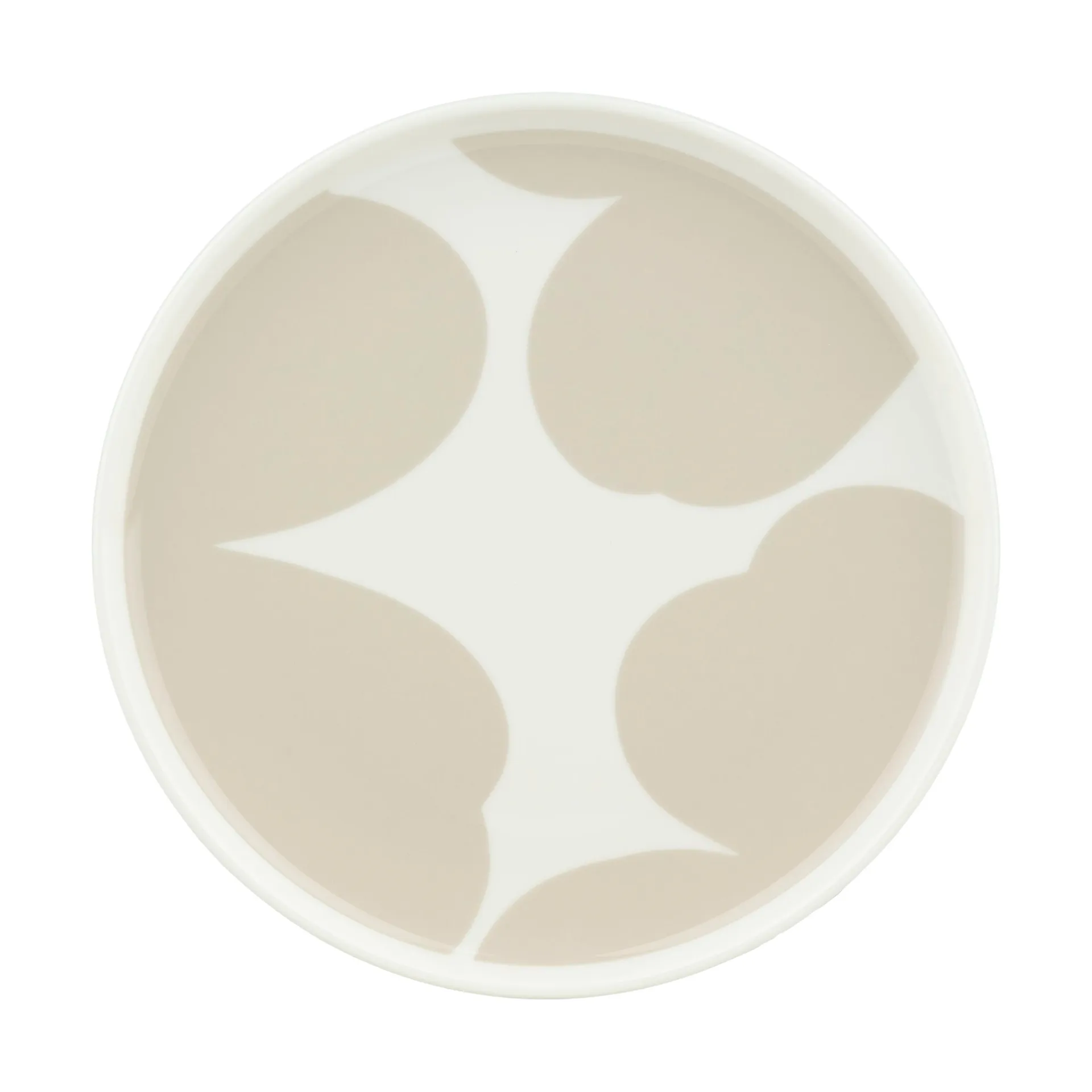Assiette Iso Unikko Ø20 cm, White-straw Marimekko