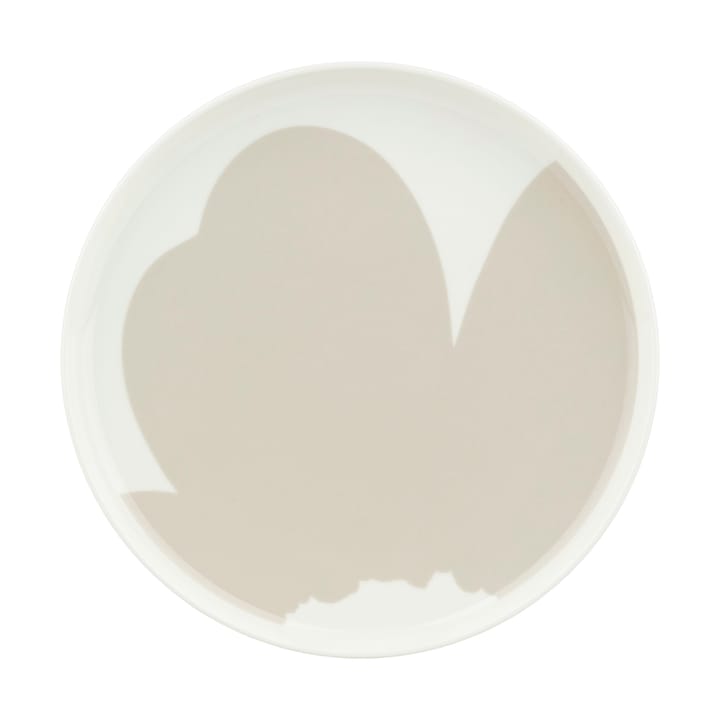 Assiette Iso Unikko Ø25 cm - White-straw - Marimekko