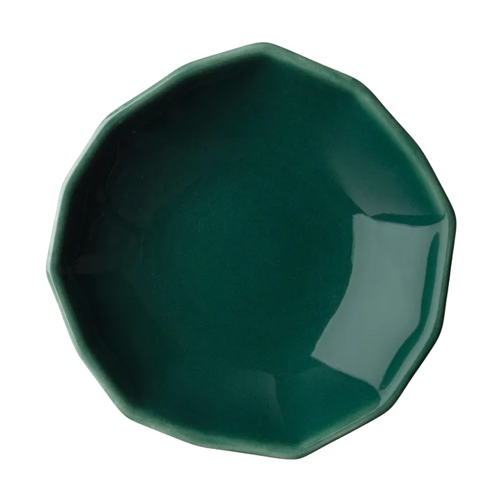 Assiette Kivet shape 9 cm - Dark green - Marimekko