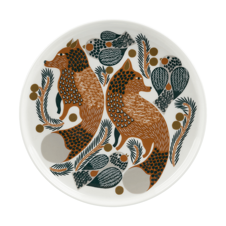 Assiette enfant explorateur avec animaux REF/7569